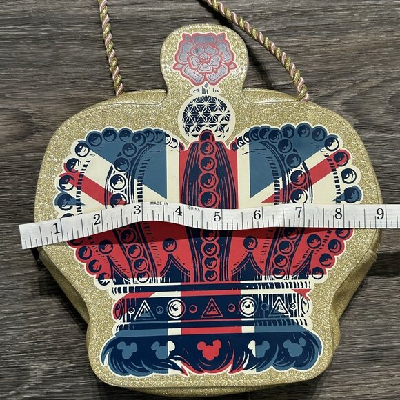 Disney Epcot United Kingdom Royalty Crown Crossbody Bag Limited Edition 2020 - Picture 5 of 8